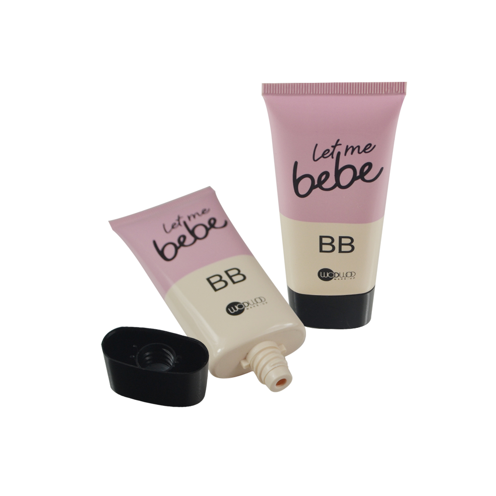 工廠定制40ml超扁化妝品BB隔離霜粉底液乳液軟管瓶包裝包郵 